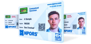 image of an NPORS CSCS operator card